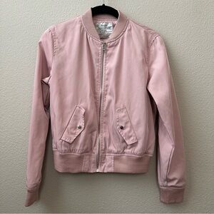 Bershka Pink Bomber Jacket